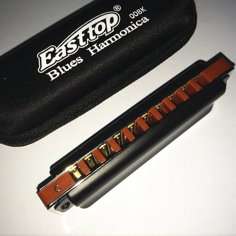 SevenAngel Diatonic Blues Harmonica — 10-Hole Musical Instrument