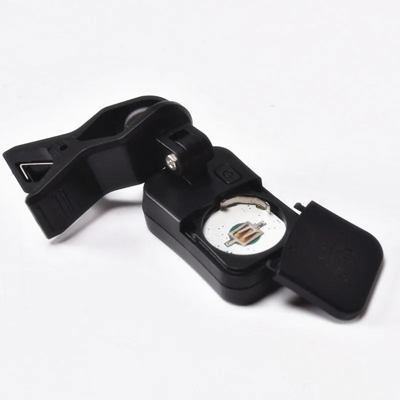 Digital Clip-On Musical Instrument Tuner — Chromatic LCD for Guitar and Ukulele