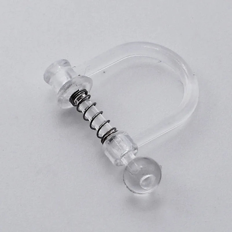 CLDXUCLD Ear Clip On Connectors — DIY Jewelry Findings for Non-Pierced Ears