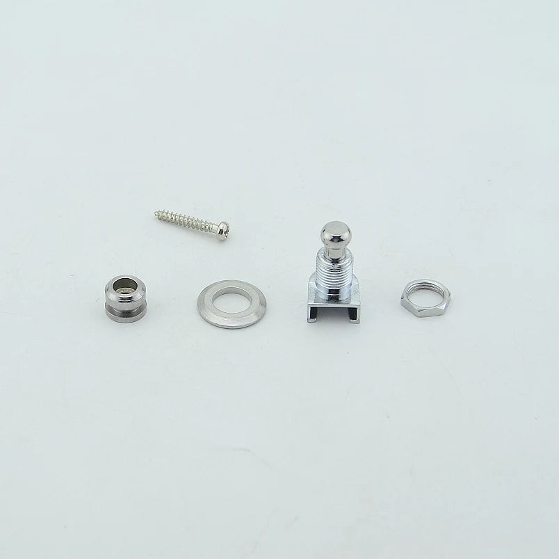 Guitar Strap Lock Buttons — Secure Metal Hardware for Guitar and Bass
