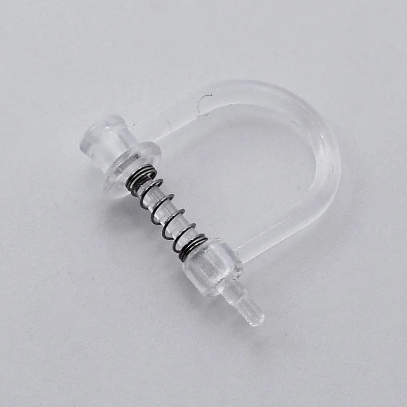 CLDXUCLD Ear Clip On Connectors — DIY Jewelry Findings for Non-Pierced Ears