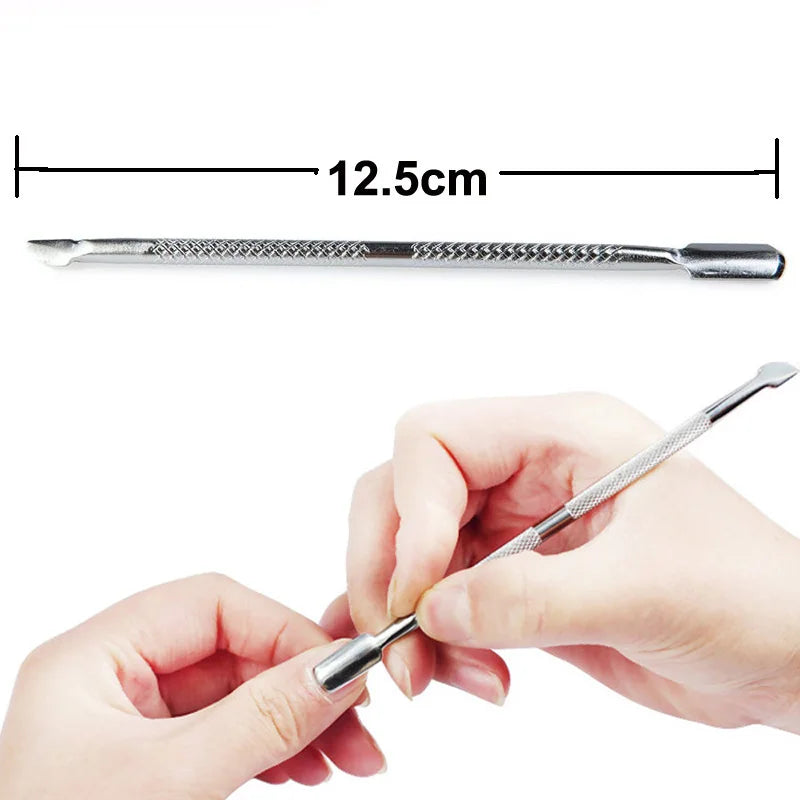 Professional 8-Piece Manicure Set — Complete Nail Art Kit with Storage Box