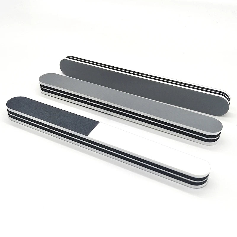 3-Way Nail Buffer Blocks — Professional Manicure & Polishing Tool Set