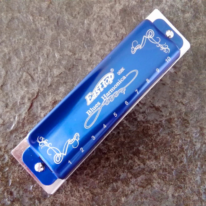 SevenAngel Diatonic Blues Harmonica — 10-Hole Musical Instrument