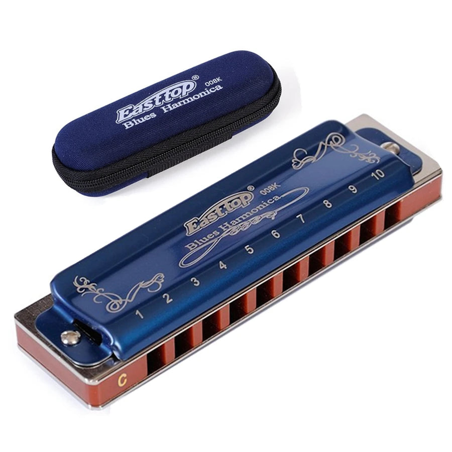SevenAngel Diatonic Blues Harmonica — 10-Hole Musical Instrument