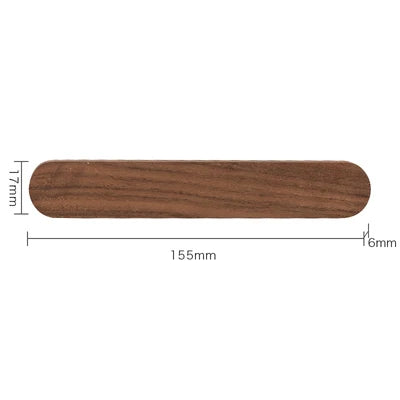 Wooden Magnetic Key Holder — Wall Mounted Storage Organizer with Hooks