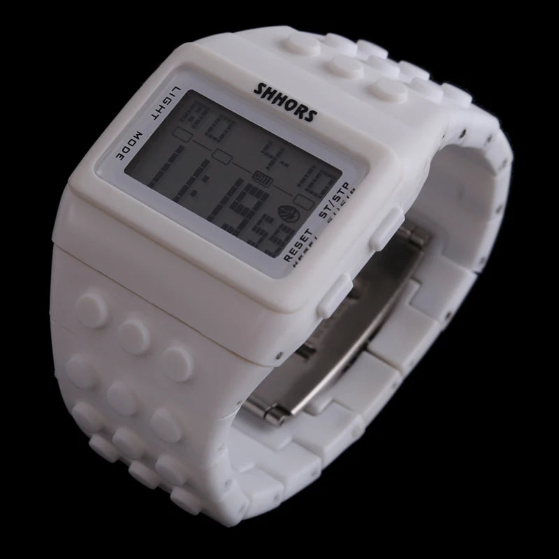 ACRDDK Digital LED Sports Watch — Colorful Block Style Wristwatch