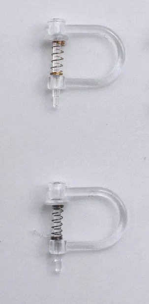 CLDXUCLD Ear Clip On Connectors — DIY Jewelry Findings for Non-Pierced Ears