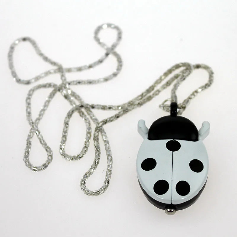 CYD CHAOYADA Ladybug Pendant Watch — Elegant Quartz Necklace Fob