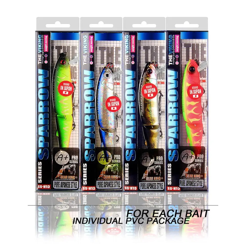 Fishing Lure — Assorted Colors Minnow Bait