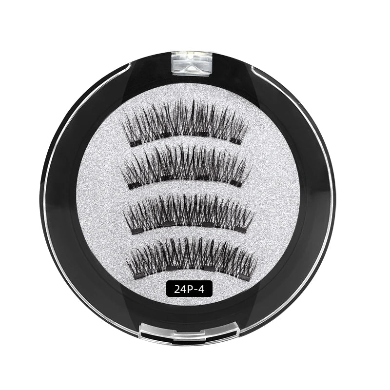 Anlinnet Magnetic False Eyelashes — Glue-Free 3D Handmade Lash Set
