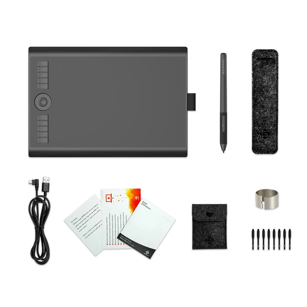 GAOMON M10K PRO Graphics Tablet — Digital Drawing Pad with Tilt Support
