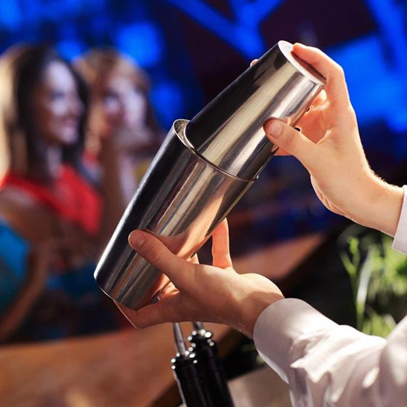 Upors Professional Boston Shaker Set — Stainless Steel Cocktail Mixer