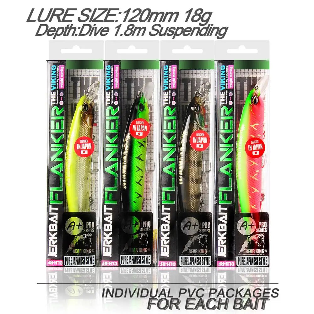 Fishing Lure — Assorted Colors Minnow Bait