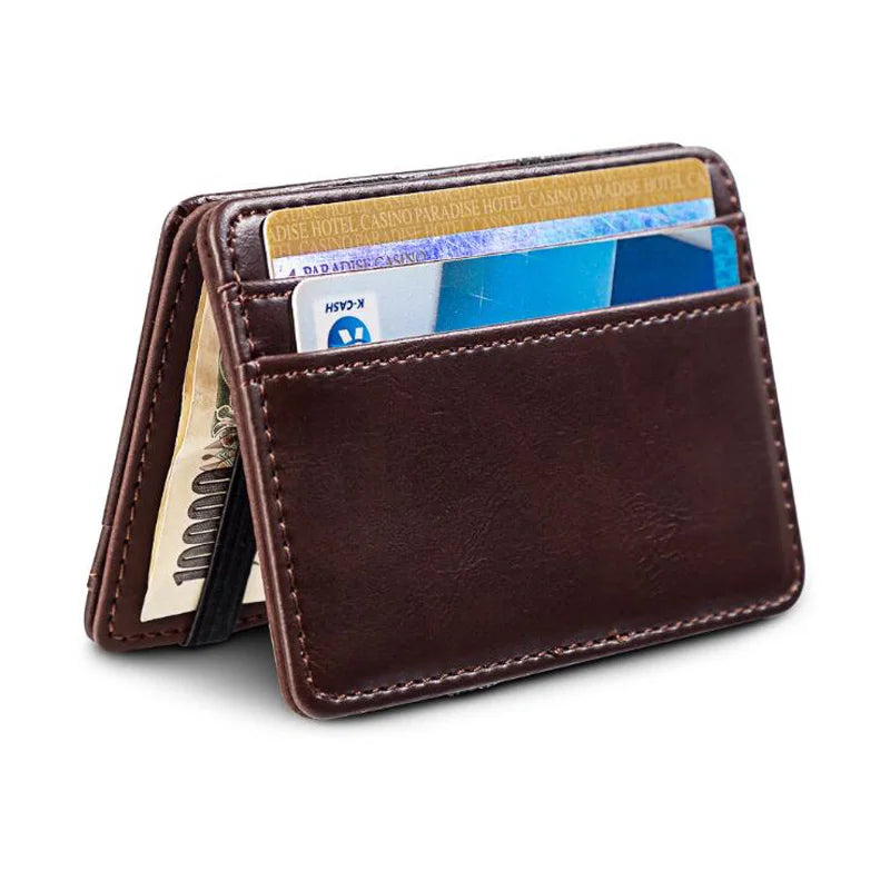 Slim Men's Magic Wallet — Compact Money Clip and Card Holder