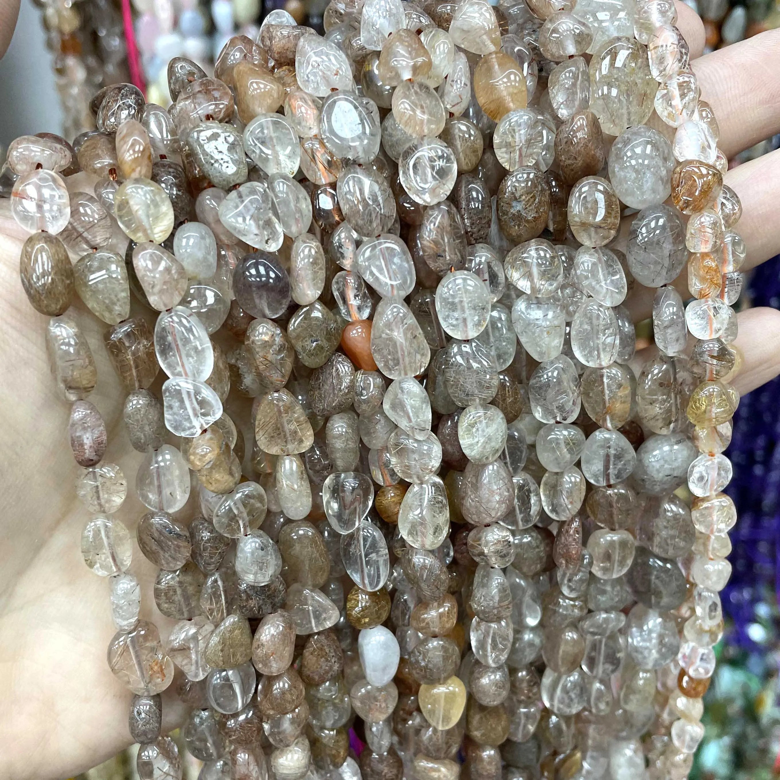 Natural Irregular Stone Beads — Assorted Gemstone Jewelry Making Supplies
