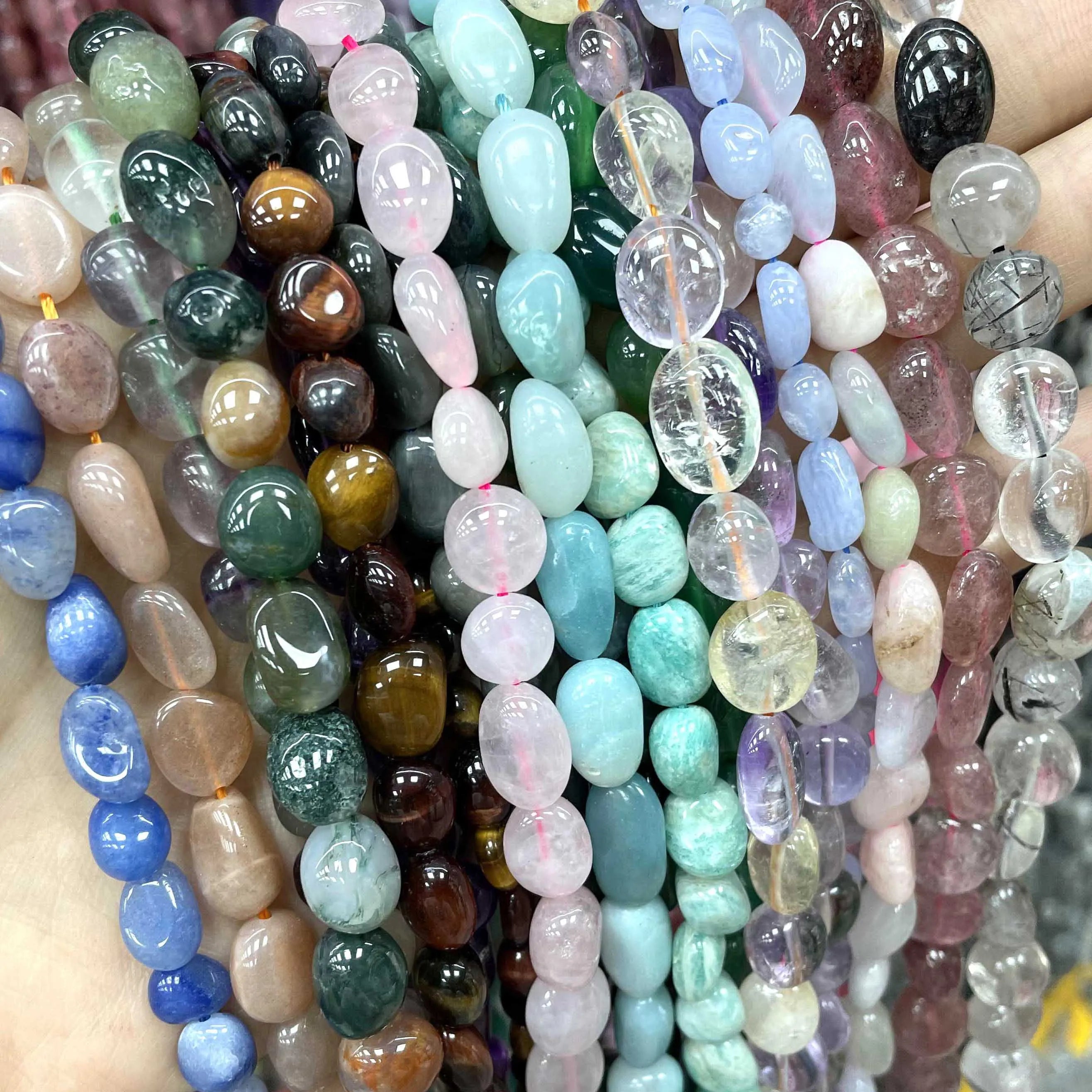 Natural Irregular Stone Beads — Assorted Gemstone Jewelry Making Supplies