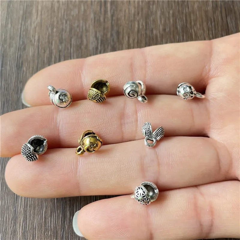 junkang Mixed Metal Spacer Beads — Decorative Buckle Connectors for Jewelry Making