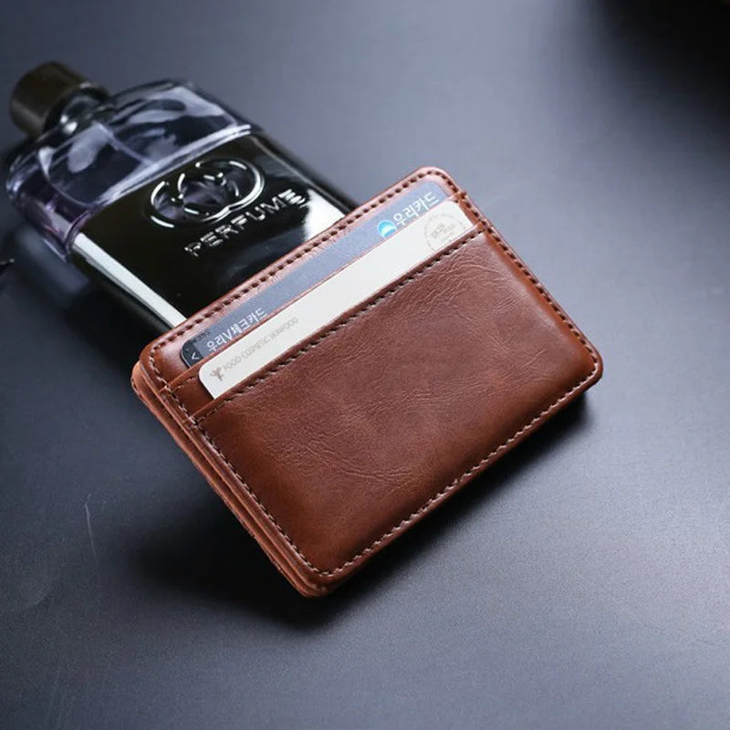 Slim Men's Magic Wallet — Compact Money Clip and Card Holder
