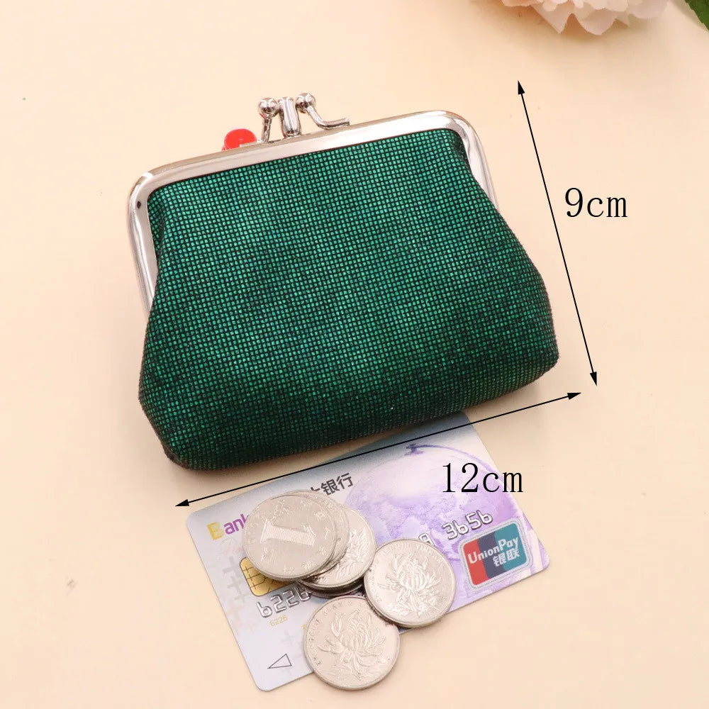 Retro Double Layer Coin Purse — Compact Mini Money Bag & Card Holder