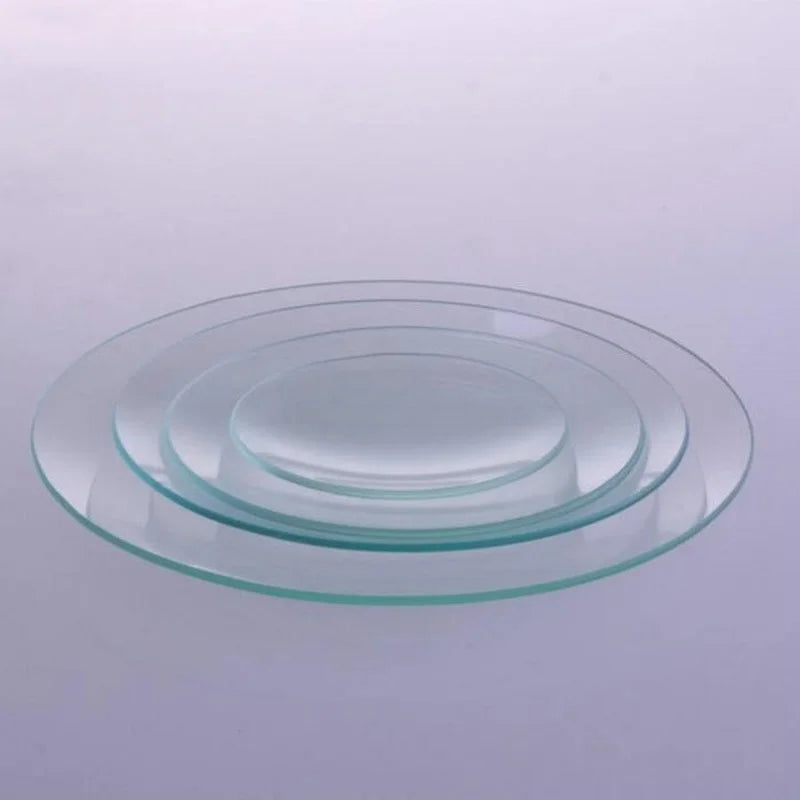 Flat Glass Watch Glass Dishes — Laboratory Sample Evaporation Plates