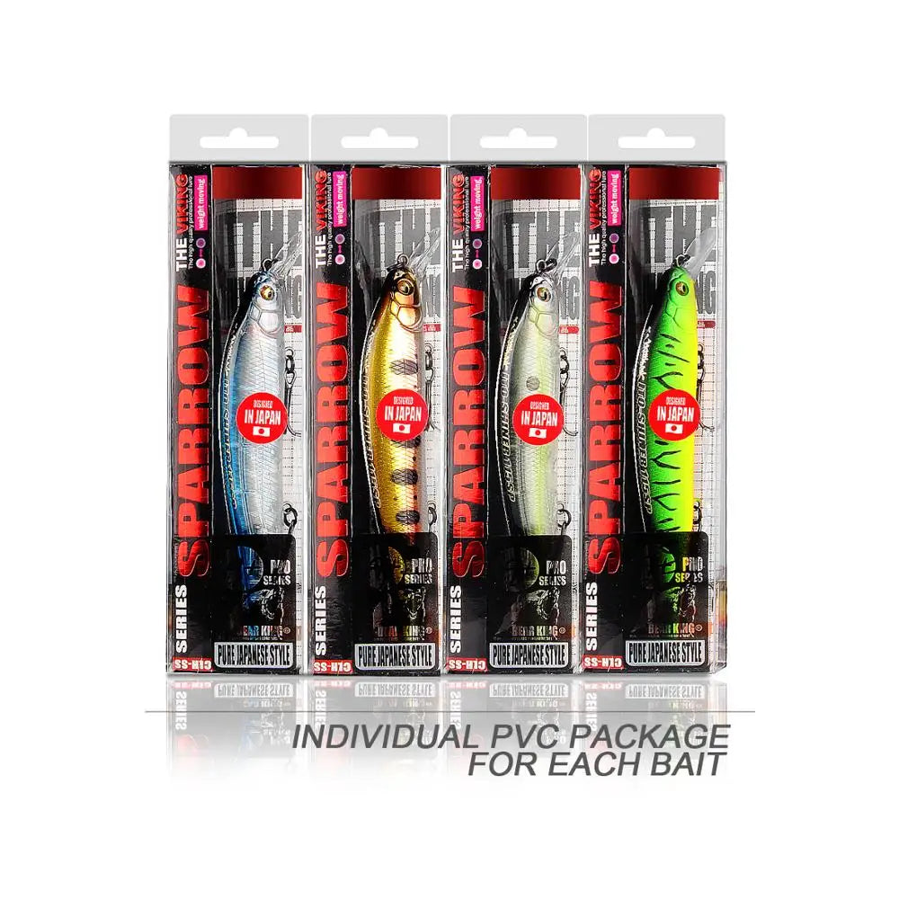 Fishing Lure — Assorted Colors Minnow Bait