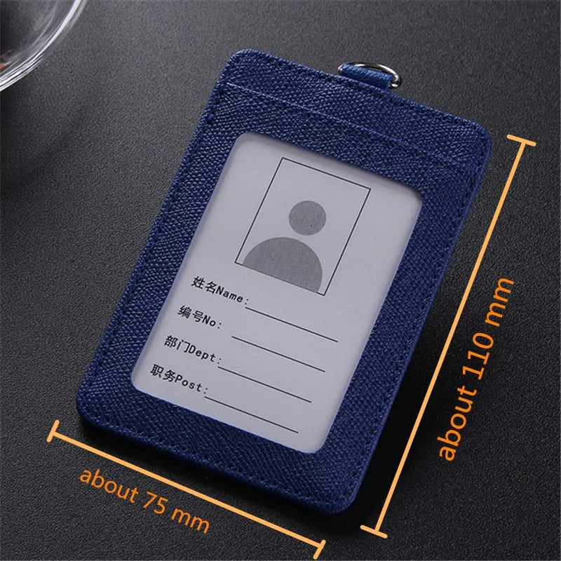 Retractable Lanyard and ID Card Holder Set — Professional Badge Accessory Kit