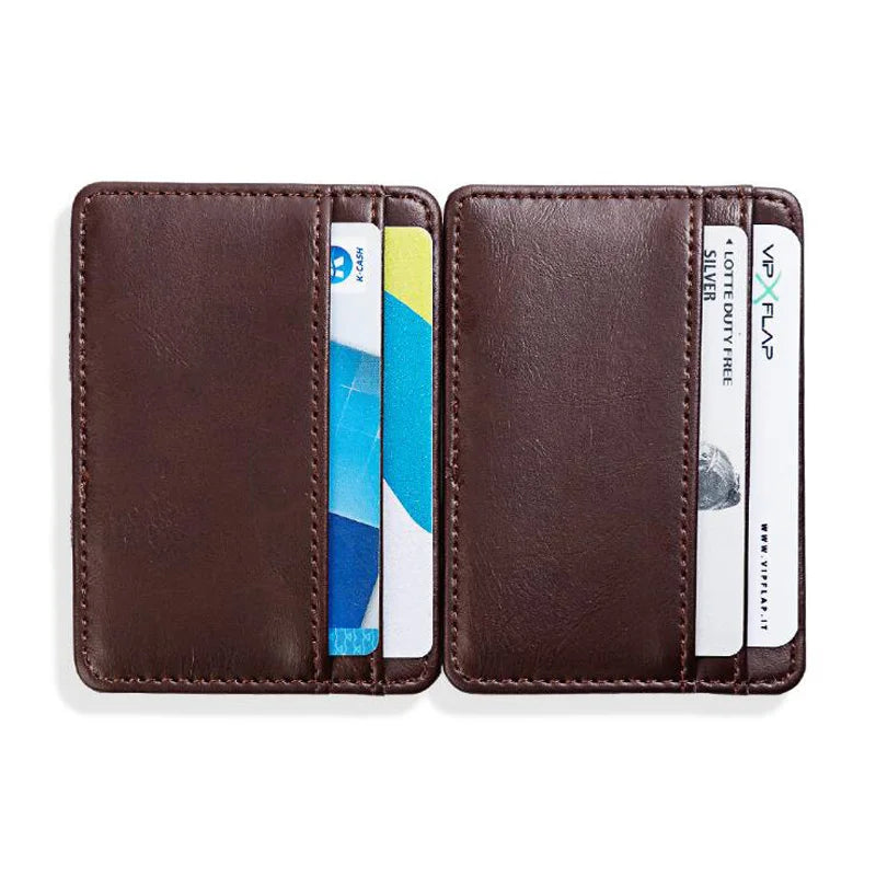 Slim Men's Magic Wallet — Compact Money Clip and Card Holder