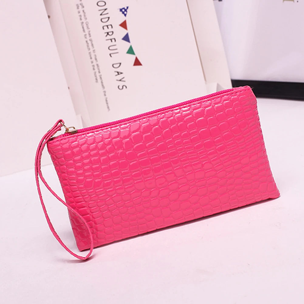 BASICGOLDYAO Women's Fashion Wristlet — Long PU Leather Clutch Wallet