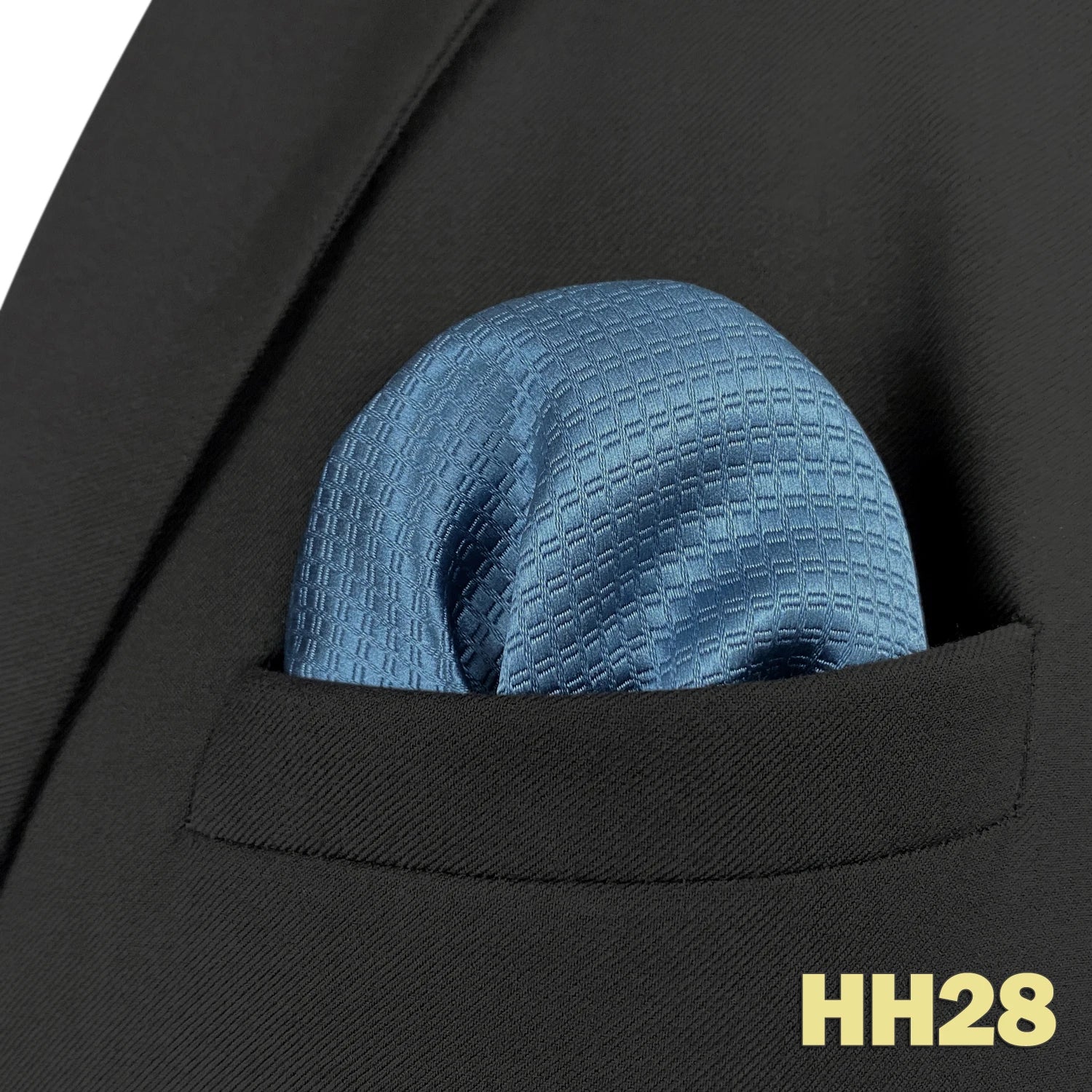 shlax&wing Men's Paisley Pocket Square — Elegant Microfiber Handkerchief for Suits