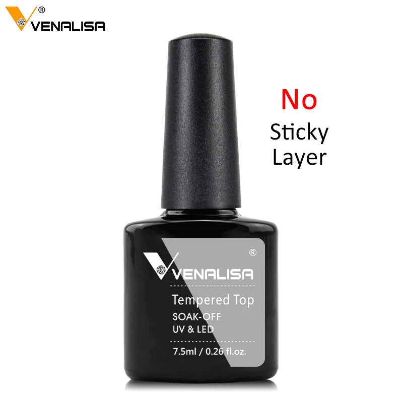 VENALISA UV Gel Nail Polish Series — Professional Top Coat, Base Coat & Primer