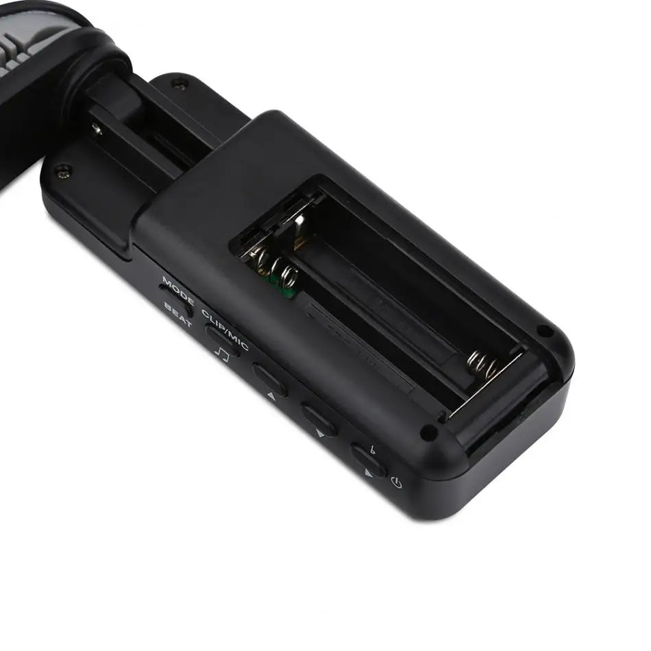 Digital Clip-On Guitar Tuner — 3-in-1 Chromatic Tuner, Metronome & Tone Generator