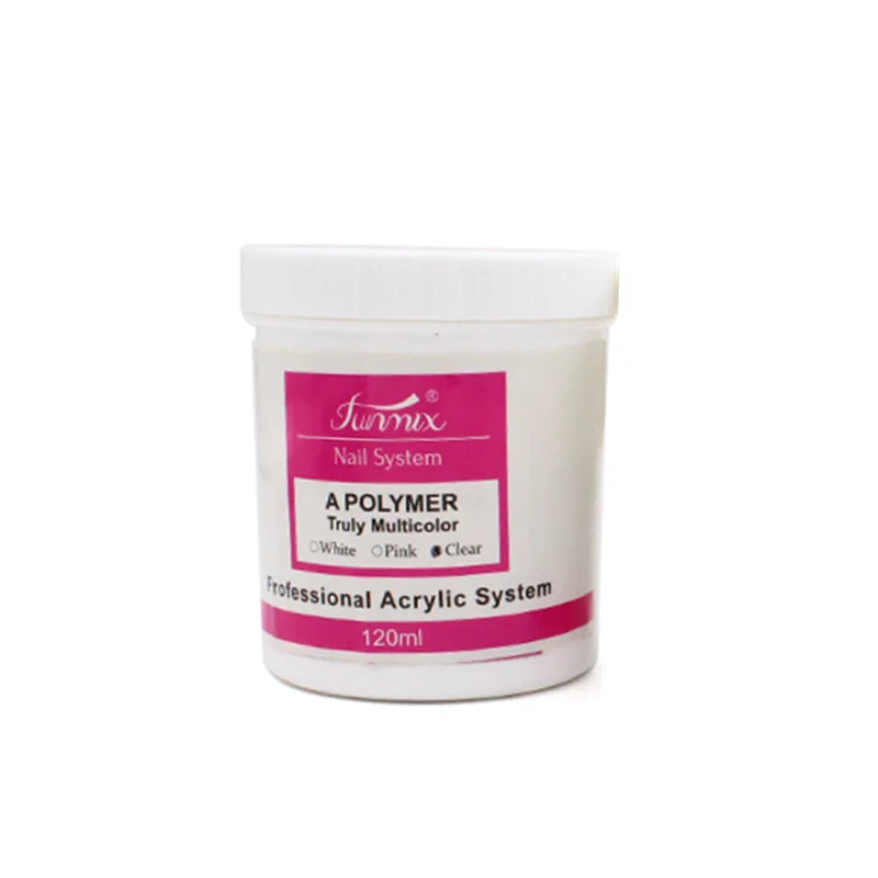 Professional Acrylic Nail Powder — Crystal Polymer for Nail Art Design