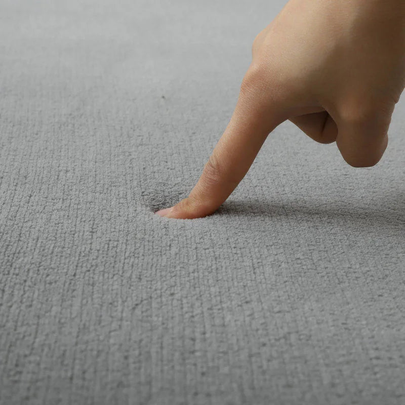 Plush Velvet Area Rug — Soft Non-Slip Fluffy Floor Mat for Home Decor