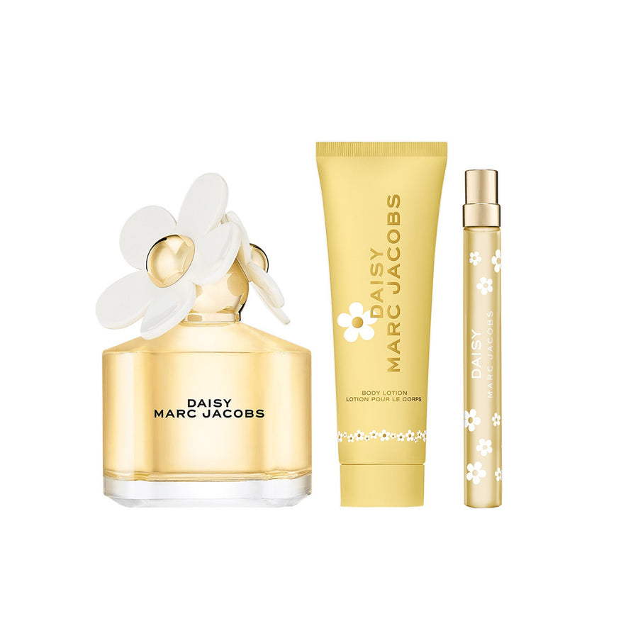 Daisy 3 pcs Set: 3.3 Eau de Toilette Spray + 0.33 oz Eau de Toilette Spray + 2.5 Body Lotion by Marc Jacobs for Women