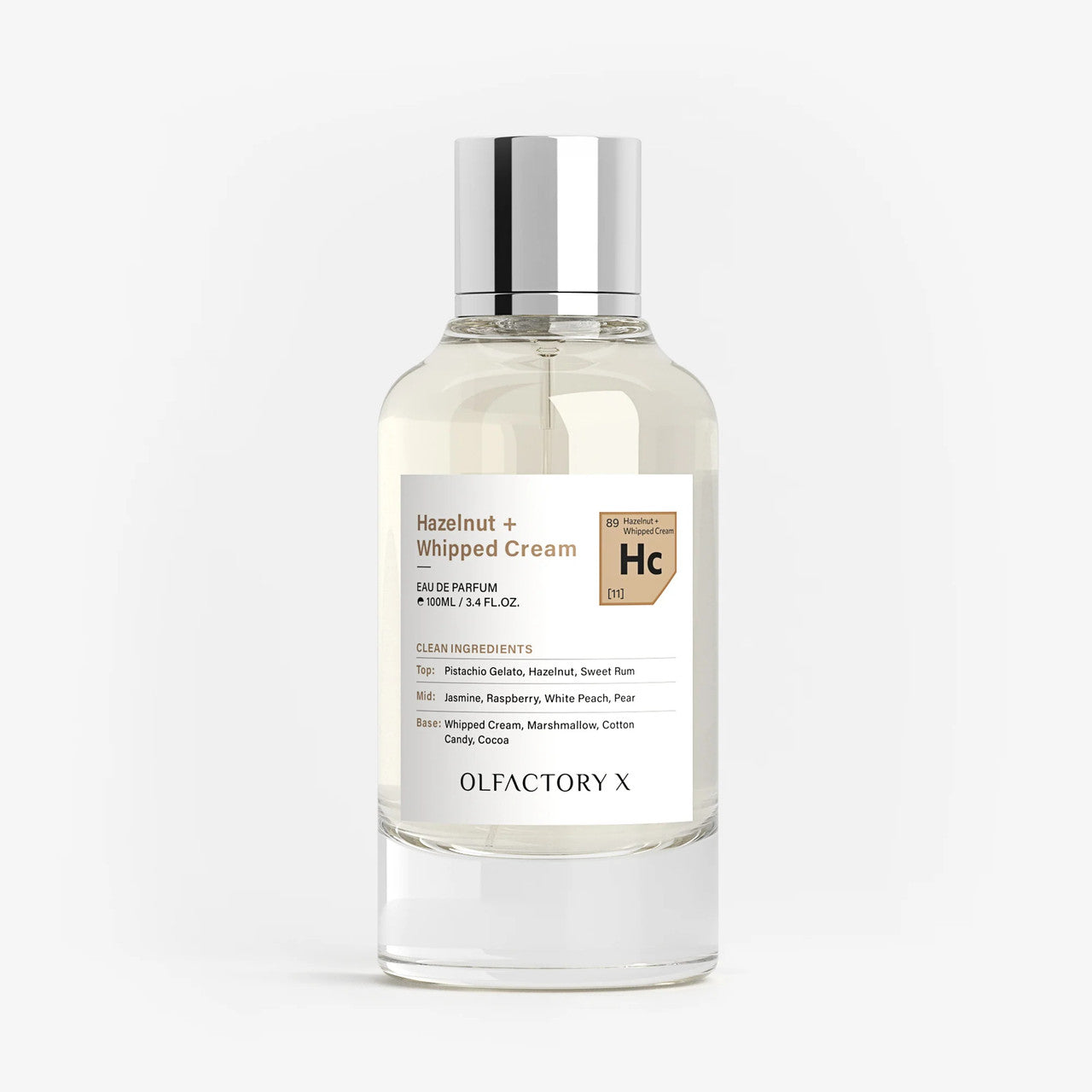 Hazelnut + Whipped Cream by Olfactory X, 3.4 oz EDP Spray for Unisex