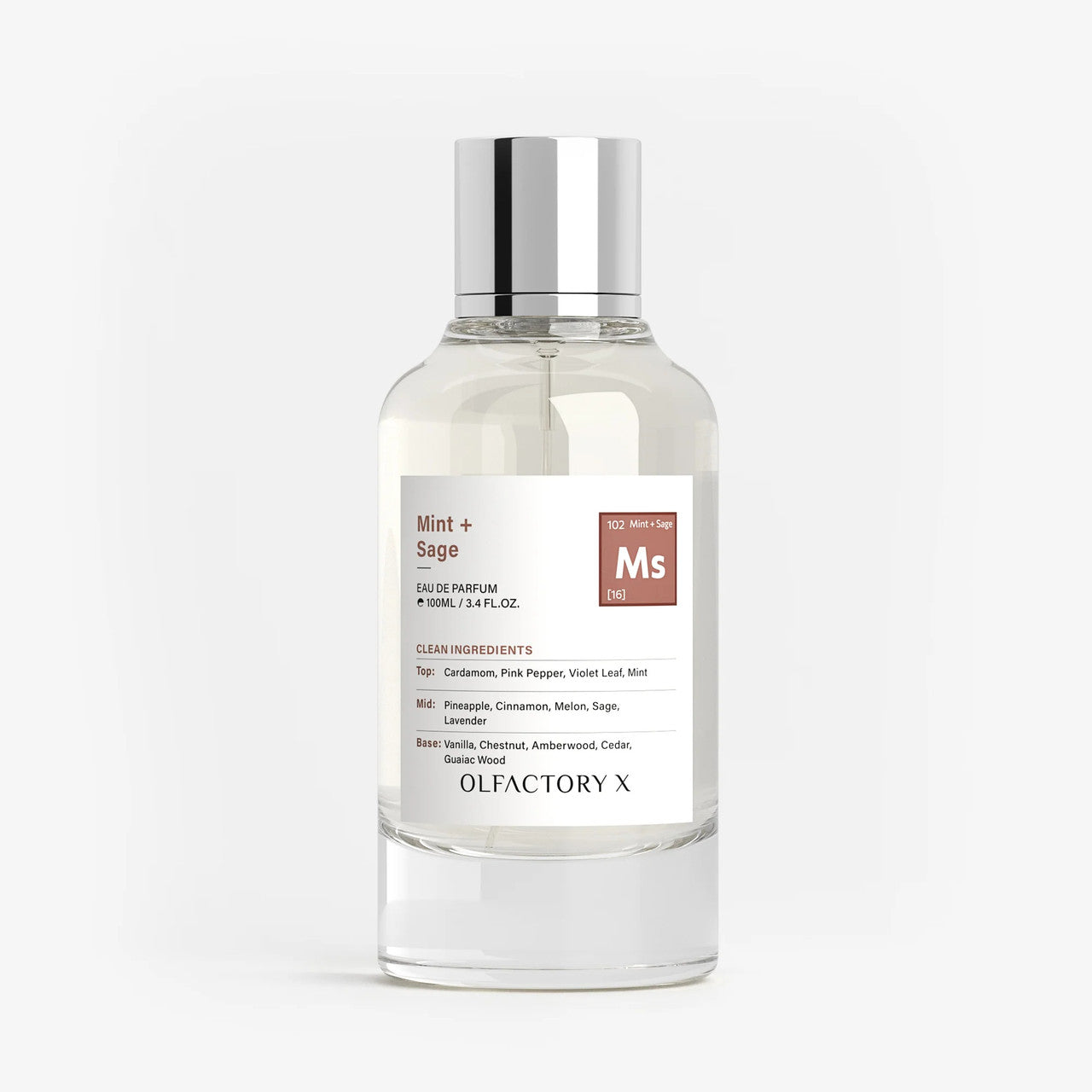 Mint + Sage by Olfactory X, 3.4 oz EDP Spray for Unisex