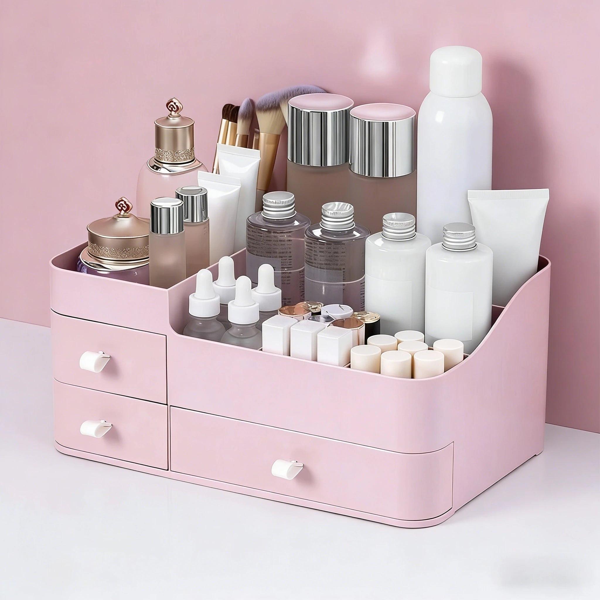 YIYUEQIANLI Desktop Storage Organizer — Multipurpose Cosmetic & Office Drawer