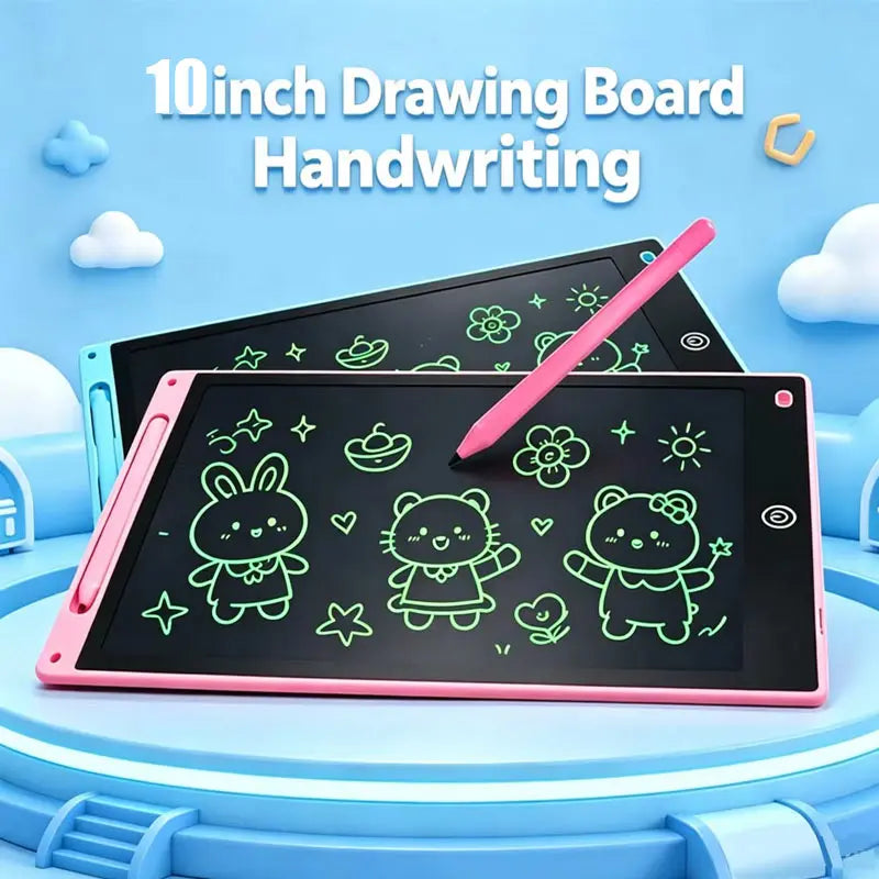 10 Inch LCD Drawing Tablet — Portable Electronic Graphic Board for Art & Notes
