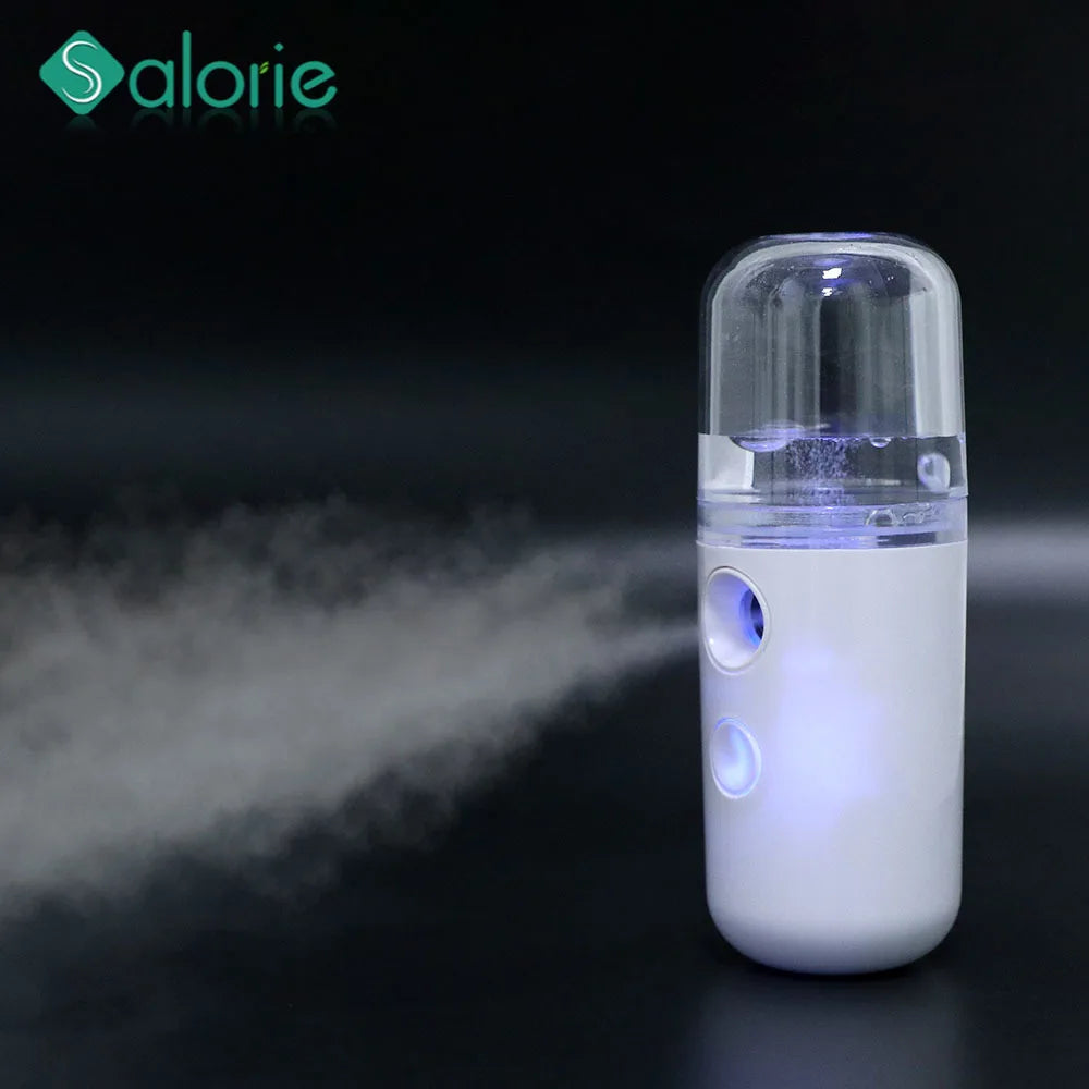 SALORIE Nano Mist Facial Sprayer — Portable Skin Moisturizing Device