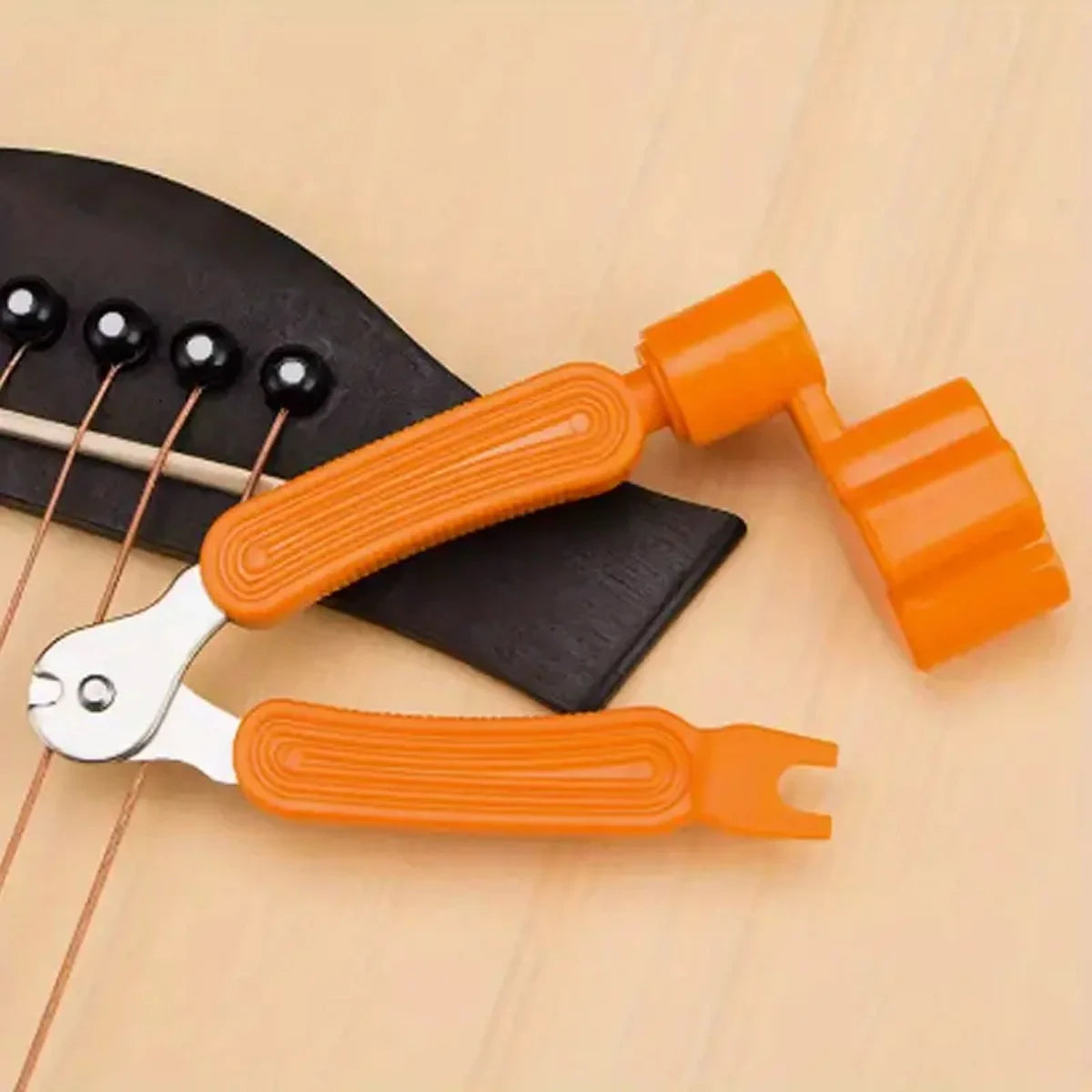 3-in-1 Guitar String Winder — Multi-Functional Instrument Repair Tool