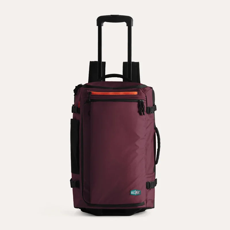 BAGSMART Travel Rolling Luggage — Multifunction 3-in-1 Carry On Backpack