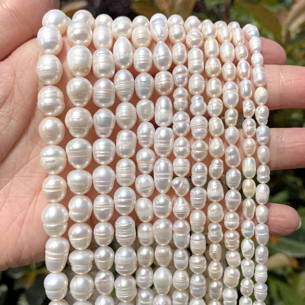 Natural Freshwater Pearl Beads — Irregular Shape Loose Pearls for DIY Jewelry