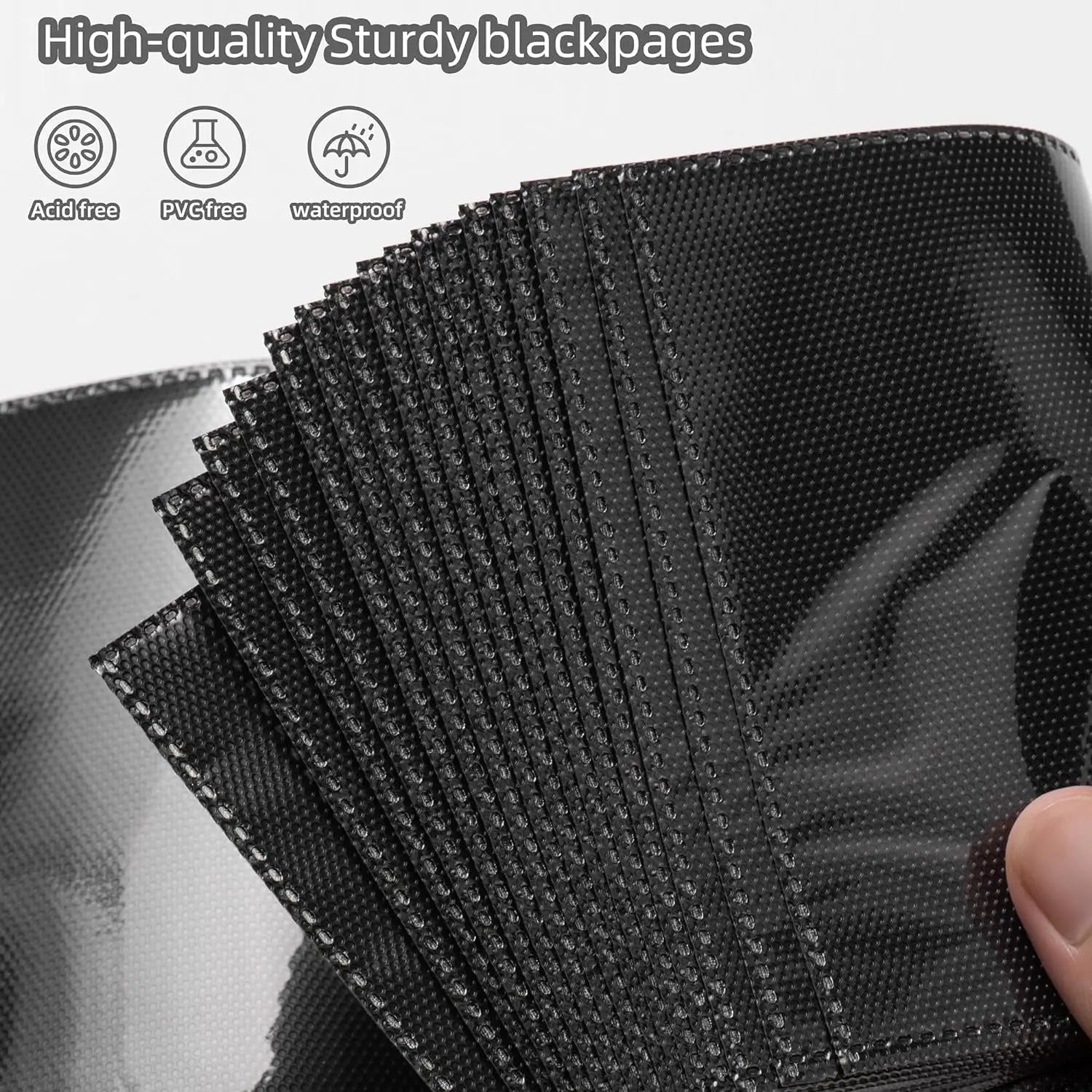 Linen Cover Photo Album — 4x6 Memory Book with 100 Photo Capacity