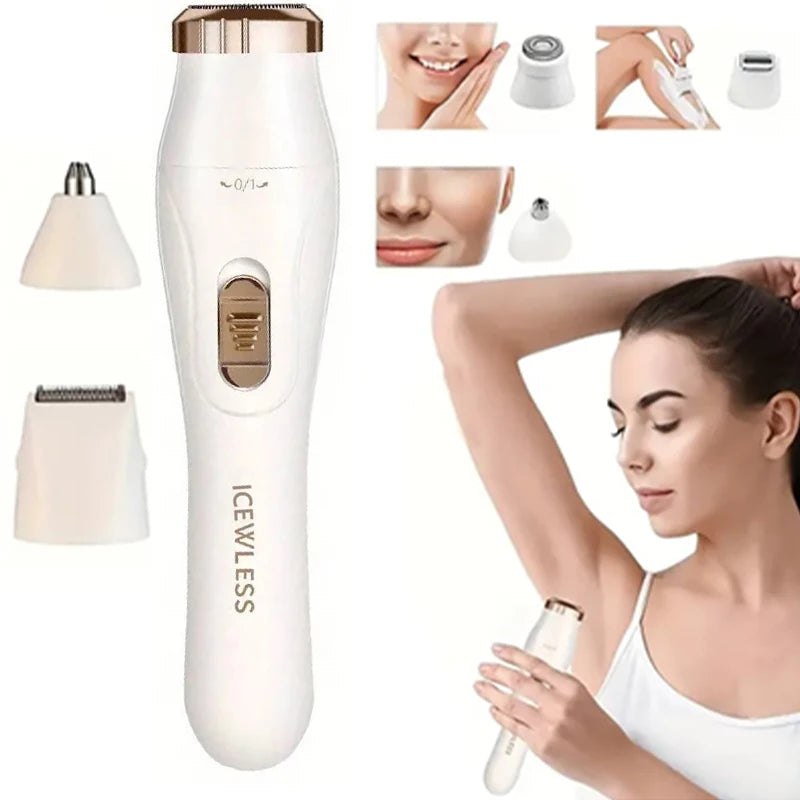 3-in-1 Multi-Functional Hair Trimmer — USB Rechargeable Grooming Tool