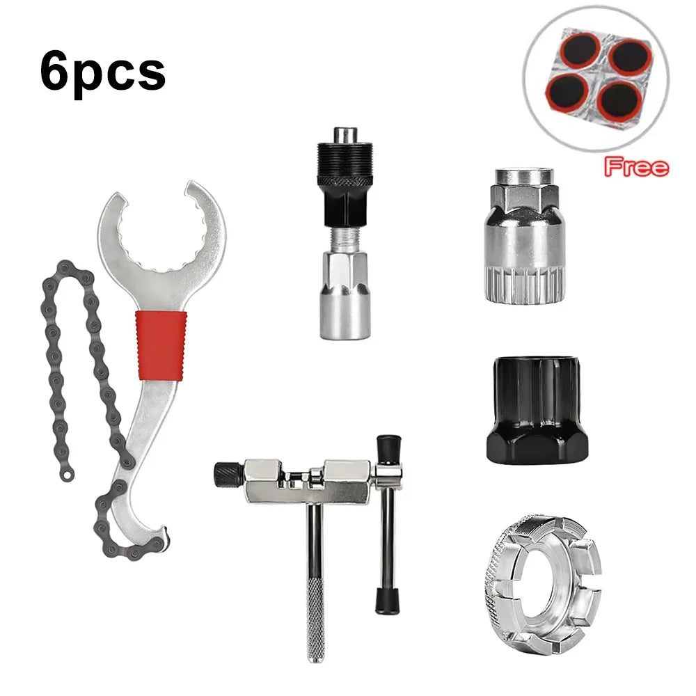 Professional Bike Repair Tool Kit — Comprehensive Maintenance Set for MTB and Road Bikes