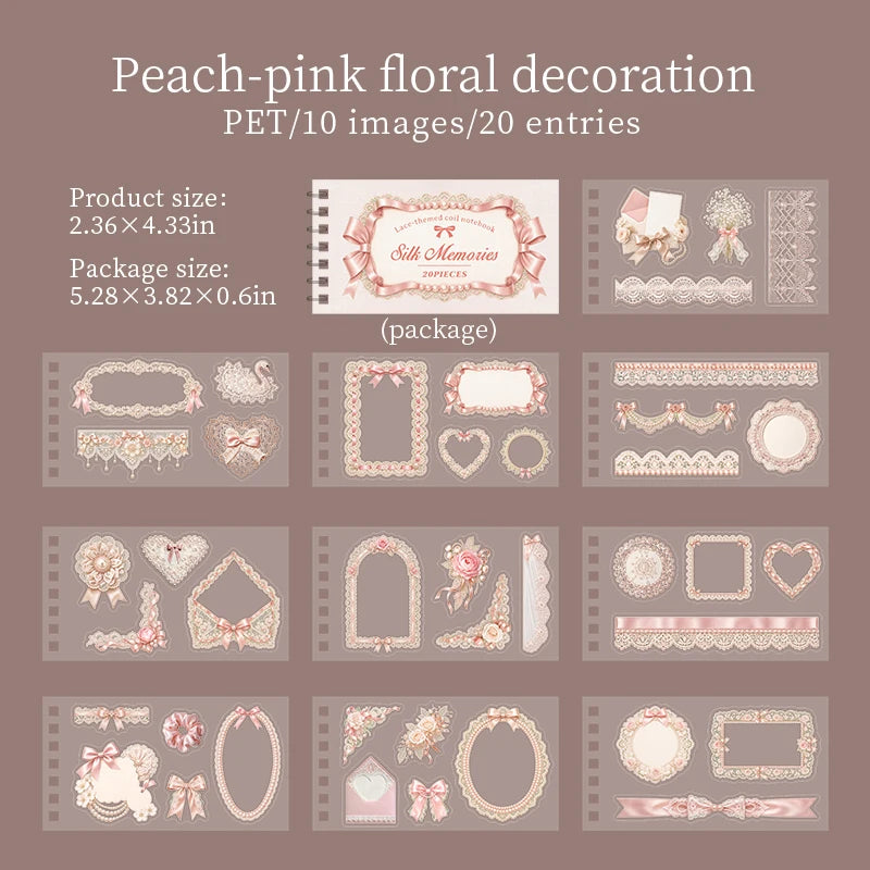 Lace Sticker Book — DIY Scrapbooking Kit