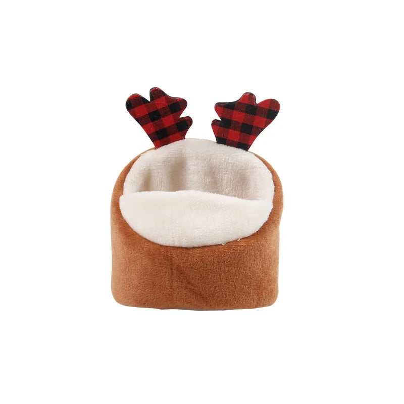 Fleece Hamster Nest — Cozy Warm Shelter for Small Pets