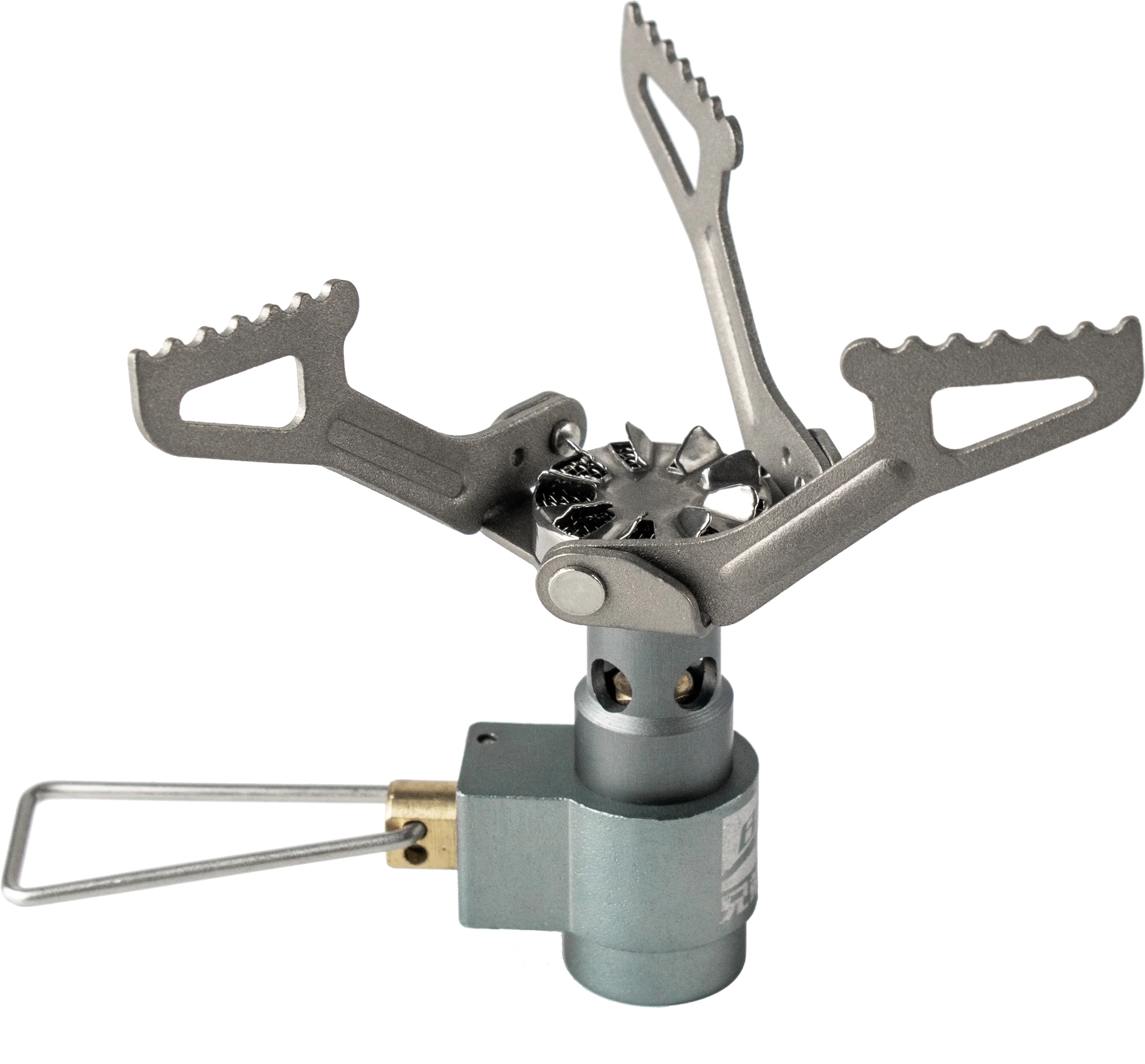BRS Titanium Mini Camping Gas Burner — Ultra-Lightweight Portable Stove