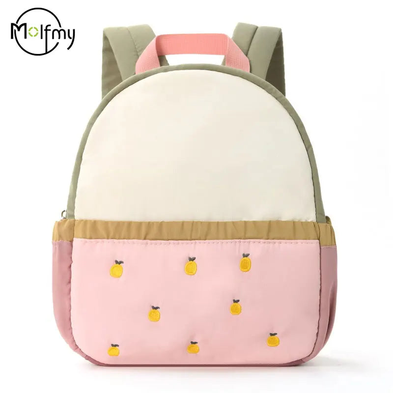 molfmy Children's Fruit Pattern Backpack — Lightweight Preschool Schoolbag